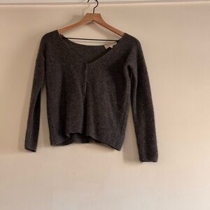 Sézane Charcoal Grey Sweater